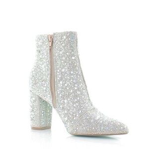 Betsy Johnson size 9 sparkle booties
